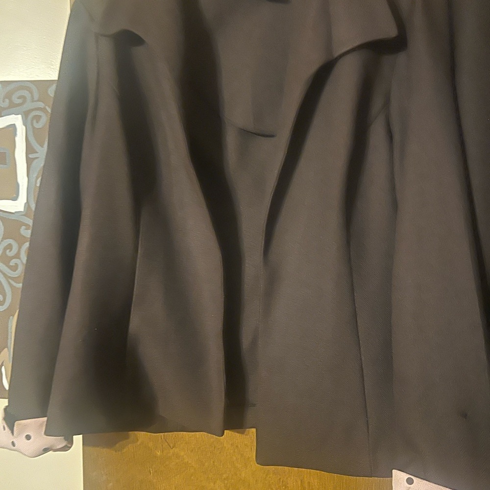 Perceptions Brown Pantsuit with Pink Accents - Picture 4 of 6